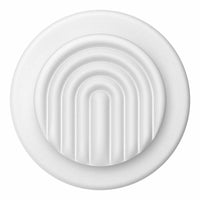 PopSockets - PopGrip pour MagSafe avec Anneau Adaptateur Magnétique - Courbes de Crème de Coco-Le support et la poignée magnétiques pour téléphone se fixent solidement à votre coque compatible MagSafe ou Android (en utilisant l'anneau adaptateur magnétique inclus) pour une adhérence optimale et une fonction de support, puis se détachent facilement (quand vous le souhaitez) pour la charge MagSafe ou sans fil