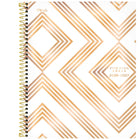 Five Star - Agenda scolaire hebdomadaire/mensuel 2026-2027 - 11 po H x 9 po l - Motif quadrillé - bilingue-12 mois : juillet 2026 à juin 2027