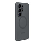 Samsung - Coque magnétique silicone noire pour Galaxy S26 Ultra-Les aimants intégrés à la coque magnétique en silicone permettent d'aligner votre Galaxy S26 Ultra pour la recharge sans fil