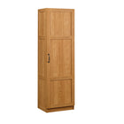 Sauder - 419983 Meuble de Rangement - Finition Highland Oak-Rangement caché derrière la porte. 