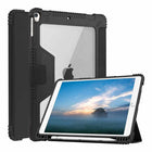Bulk Packaging - Étui folio robuste avec porte-stylet pour iPad 10.2" 2021/2020/2019 - Noir-Connexion magnétique puissante pour un support de visionnage stable. Deux angles sont disponibles pour répondre à vos besoins en matière de visionnage et de frappe. Réduisez la fatigue articulaire et libérez vos mains pour d’autres activités