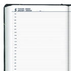 Blueline - 2027 agenda quotidien Traditional – 13 3/8 po x 8 po – vert marbré – bilingue-Bilingue
