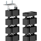 Fellowes - CableSpine - Noir-Supports amovibles : 31 sections emboîtables vous permettent d'ajuster la hauteur à votre bureau