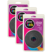 Dowling Magnets - Bande aimantée adhésive de 1 po x 10 pi 735005-Type de produit : Bande magnétique adhésive