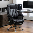 Vinsetto - Fauteuil de bureau exécutif avec massage à vibrations 6 points - noir-Commandé par télécommande filaire