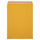Jam Paper - Enveloppes haut de gamme Open End avec fermeture adhésive, 25,4 cm H x 33 cm l, Kraft Manille brun, Paquet de 100-Couleur : Kraft Manille marron