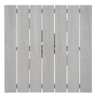 Modway - Maine 28 po Terrasse extérieure Table à manger, Blanc gris clair-Cadre en aluminium revêtu de poudre