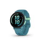 Garmin - Montre connectée Bounce 2 pour enfants - 43 mm - Turquoise-SUIVI DE LOCALISATION EN TEMPS RÉEL - Voyez où se trouve votre enfant grâce à l'application Garmin Jr. sur smartphone, et recevez des notifications lorsqu'il entre ou sort d'une zone définie par un parent. Vous pouvez même demander une notification lorsque votre enfant quitte son emplacement actuel.