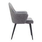 Zuo - Silloth Chaise de salle à manger - Gris-Dimensions: 22,2 po L x 21,7 po L x 33,7 po H