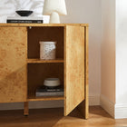 Modway - Hudson Bois de Burl de 40" Buffet - Naturel-Étagères spacieuses