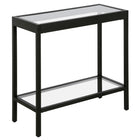 Hudson&Canal - Table d'appoint rectangulaire Alexis (61 cm) - Bronze noirci-Un design contemporain moderne pour votre salon, votre chambre et plus encore