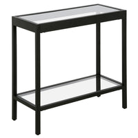 Hudson&Canal - Table d'appoint rectangulaire Alexis (61 cm) - Bronze noirci-Un design contemporain moderne pour votre salon, votre chambre et plus encore