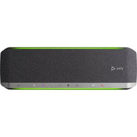 HP - Poly Sync 60 Haut-parleur Bluetooth filaire/sans fil - Équipes - Noir-Réseau de six microphones