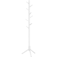 Boutique Home - Porte-manteau sur pied réglable avec 8 crochets et 3 options de hauteur, blanc-Couleur : Blanc