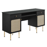 Modway - Chaucer Bureau - Noir-Bureau moderne