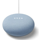 Google - Nest Mini 2e génération, bleu ciel-Vous pouvez faire jouer de la musique à partir de Spotify, de YouTube Music, de Tuneln et plus encore (Des abonnements peuvent être nécessaires. Des conditions ou des frais supplémentaires peuvent s'appliquer). Dites simplement à votre Assistant Google la chanson, l'artiste, l'album ou le genre de musique que vous souhaitez écouter. Vous pouvez également diffuser de la musique sur le Nest Mini à partir de votre téléphone (Un téléphone Android ou des applis compati
