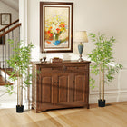 HOMCOM - Arbre de bambou artificiel 6 pi pour décoration intérieure de la maison - vert - lot de 2-Convient pour la maison, le bureau, apporte une touche naturelle à tout espace 