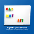 Flipside Products - Tapis d'apprentissage effaçable à sec recto verso - 9 po x 12 po - Lettres et chiffres - Paquet de 24-La conception légère permet un transport et un stockage faciles