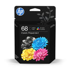 HP - 68 Pack de 2 cartouches d'encre originales noires/tricolores-Cette cartouche fonctionne avec : HP Envy 6152e, 6155e, 6552e, 6555e, 6558e