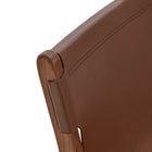 Modway - Sonora Cuir Fauteuil d’appoint de salle à manger - Brun de muscade-10