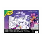 Crayola - Grandes pages à Colourier duveteuses K-Pop Demon Hunters (Les guerrières de la K-pop) Crayola-Cet ensemble comprend 10 marqueurs Super pointes pour une couverture uniforme, des couleurs vives et des détails expressifs