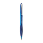 BIC Atlantis - Stylo à bille original - pointe escamotable - 1,0 mm - bleu - Paquet de 4-Technologie d'encre Easy-Glide System avec une encre jusqu'à 35% plus douce que les systèmes d'encre pour stylo à bille BIC actuels
