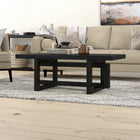 Hudson&Canal - Table basse rectangulaire Breslow 47" L - Grain noir-Nettoyer avec un chiffon doux et sec, sans produits chimiques agressifs ni produits de nettoyage abrasifs