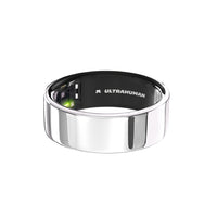 Ultrahuman - Ring Air - Taille 10 - Argent spatial-La bague Ultrahuman mesure une large gamme de paramètres, notamment le sommeil, l'activité, le stress, la santé cardiaque, le mouvement, les entraînements et la récupération. Restez au sommet de vos objectifs de santé et de forme physique grâce à des analyses détaillées pour optimiser votre performance et votre bien-être.