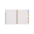 The Happy Planner - Planificateur daté Organized grand format 2026–2027 à double spirale - 11-1/2 po x 10-1/4 po - Cottage côtier-Sa reliure à double spirale maintient les pages solidement en place