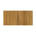 Modway - Meadow Terrasse extérieure Bois de teck Table basse - Taupe naturel-Résistant aux intempéries