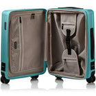 CHAMPS - Ensemble de bagages extensibles  3 pièces - à parois rigides Collection Fresh II - Vert-Expansion sur les 3 pièces