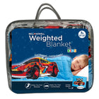 Bell+Howell - Couverture lestée pour enfants - 7 lb - Cars-SUPER DOUX et DURABLE, la couche de contact en polyester Premium a une texture ultra douce et polaire, sans la fragilité et la sensibilité à la température