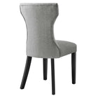 Modway - Silhouette Restauration Fauteuil d’appoint - Gris clair-Rembourrage fin en polyester