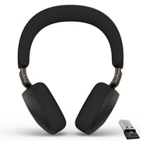 Jabra - Evolve3 75 MS USB-A - Noir-Une batterie rechargeable intégrée offre jusqu’à 22 heures de conversation ou 110 heures de musique, avec une recharge rapide qui permet jusqu’à 5 heures d’utilisation en seulement 5 minutes