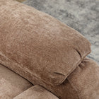 HOMCOM - Fauteuil inclinable de massage électrique avec moteur silencieux - brun-Deux poches latérales de rangement gardent les télécommandes et les magazines à portée de main 