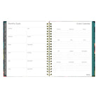 Blueline - Agenda Hebdomadaire/Mensuel - 11 po H x 8 1/2 po l - Motif Floral - Anglais-Événements importants