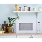 Magic Chef - Four à micro-ondes de comptoir 1,1 pi³ - blanc-Modes de dégivrage automatique pratiques par poids ou par durée