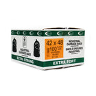 Eco II - Sacs à ordures - 42 po x 48 po - extra fort - noir - paquet de 100 -Paquet de 100