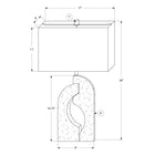 Monarch Specialties - Luminaire - 28 po H Lampe De Table - Résine Beige - Abat-Jour Ivoire / Crème - Contemporain-Bénéficiez d'une garantie limitée de 2 ans contre tout défaut, pour que votre luminaire tendance et branché reste un point de mire dans votre maison pour les années à venir