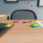 Staples - Blocs de feuillets ultra-autocollants, 2 x 2 po, collection Summer Breeze, paquet de 6-Six blocs par paquet pour que vous ayez une réserve suffisante