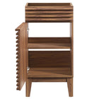 Modway - Render 18" Armoire de toilette de salle de bain (lavabo non inclus) - Noyer-Assemblée requise
