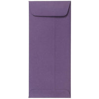 JAM Paper Enveloppes à ouverture au sommet pour invitations, fermeture gommée, 4 1/8 x 9 1/2 po, violet foncé, 100/paquet-Violet foncé