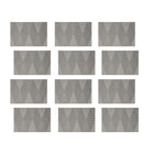 Maxwell & Williams - Accents de Table Napperon Rectangulaire - 45 x 30 cm - Gris Diamant - Paquet de 12-Essuyer avec un chiffon humide