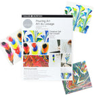 Daler-Rowney - Ensemble Simply Creative de 28 pièces - Pouring Art-Idéal pour les débutants : vous n'avez pas besoin d'être un artiste professionnel pour créer un chef-d'œuvre. Profitez d'un accès facile à toutes les fournitures nécessaires et les peintures sont même prémélangées ! 