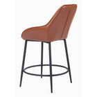 Zuo - Vila Tabouret de comptoir - Brun - Ensemble de 2-Garantie limitée de 3 ans