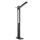 Backyard Lifestyles - Chauffe patio électrique 1500 W avec bras pivotant, noir-Dimensions ouvertes : 45,28 po x 14,37 po x 86,22 po.