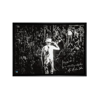 The Tragically Hip 20x29 Gord Downie Salute sur toile - Toile encadree - 31" x 22"-Qualité supérieure - music memorabilia