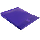Jam Paper - Plastic Enveloppes avec fermeture VELCRO - 1" Extension - Lettre - 9 3/4" x 11 3/4" - Violet - 12 Paquet (118V1PU)-Fabriqué en plastique lisse et translucide. Résistant aux rayures, à l'eau et aux déchirures.