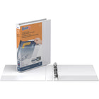 Reliure à anneaux View QuickFitMD 1 po AD-blanc, Paquet de 6-Anneau rond, 3 anneaux, non verrouillable
