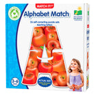 University Games - The Learning Journey Match It: Alphabet Match - Puzzle De Reconnaissance De l’Alphabet Pour Enfants - Puzzle d’Apprentissage De l’ABC Pour Tout-Petits - Jeu Amusant De Reconnaissance Des Lettres-Encourage la coordination œil-main et les compétences tactiles